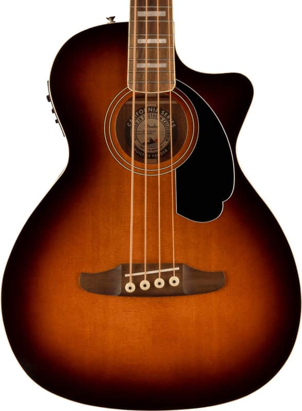 Fender Kingman Acoustic Bass Guitar - Shaded Edge Burst image 1