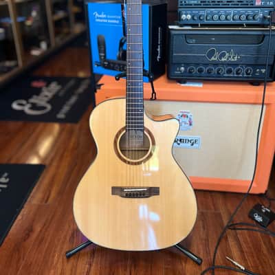 Teton STA130SMCENT Spruce/Spalted Maple Grand Auditorium with Electronics 2010s - Natural image 2