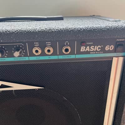Peavey Basic 60 Bass Amp Black 1x12” combo  1990’s image 4