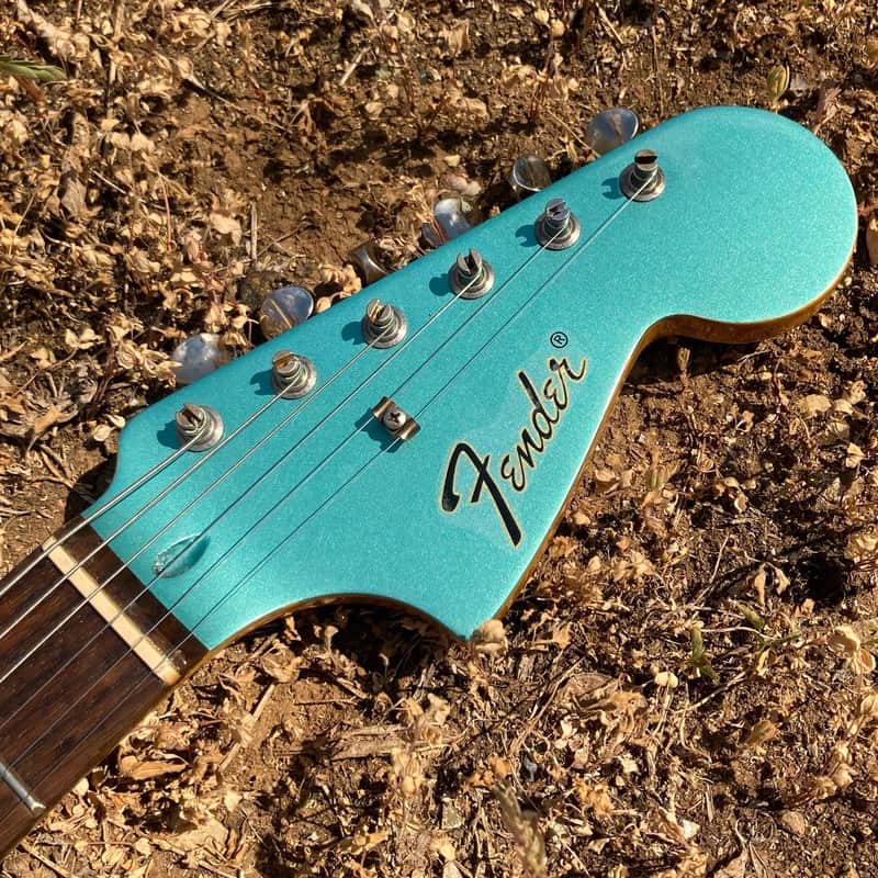 Fender/Warmoth Jag-Stang (w/ Contours) - Teal Green Metallic RELIC