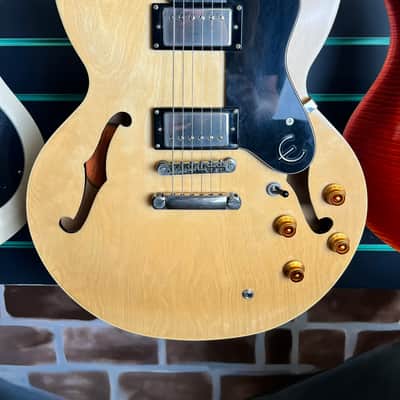 Epiphone Dot Natural 2017 Semi-Hollow Electric Guitar image 4