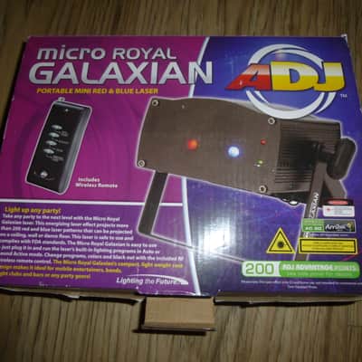 American DJ MIC860 Micro Royal Galaxian Blue/Red Laser with Remote 2010s - Black image 1