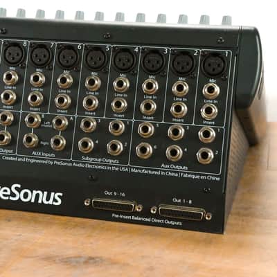 PreSonus StudioLive 16.4.2 16-Channel Digital Audio Mixer CG011LU image 11
