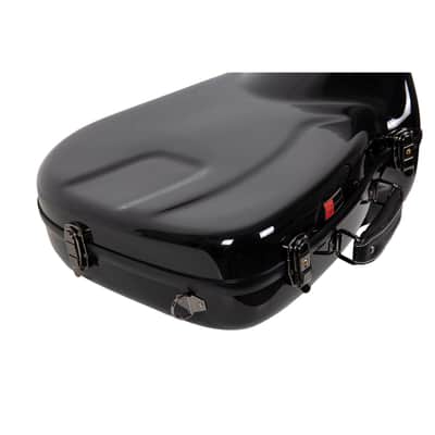 Crossrock French Horn Case - Fiberglass Hardshell Bell Undetachable Hard Case with Backpack Straps image 7