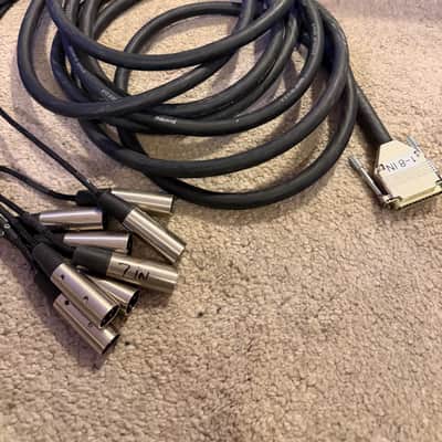 Mamba 8 Combo to DB25 and 8 Combo to 8 Male 1RU XDB-XLR Patch Bay