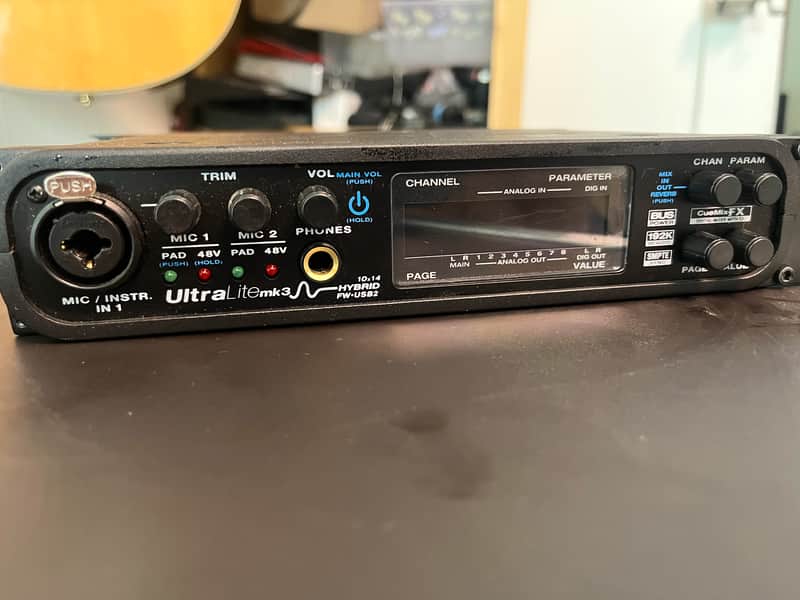 MOTU【UltraLite mk3 Hybrid】インターフェイス、美品 motu-ultralite-mk3-hybrid-