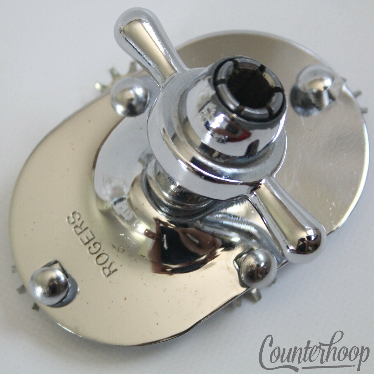 Rogers Bass Drum Spur/Tom/Cymbal Arm Mount+Cast Collet Fullerton Powertone 60-70 — main photograph