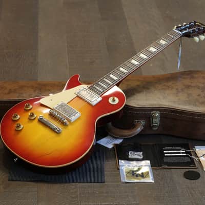 Lefty! 2024 Gibson Custom Shop '58 Reissue Les Paul Standard Electric Guitar Faded Cherry Sunburst + COA OHSC image 1
