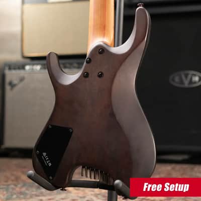 Ibanez QX527PB 7-String Electric Guitar - Antique Brown Stain image 2