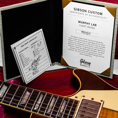 Gibson CS Murphy Lab 1959 Les Paul Standard Reissue Light Aged 2025 - Royal Tea Burst image 19
