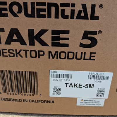 Sequential Take 5 Desktop 5-Voice Synthesizer Module MINT in BOX + Decksaver image 10