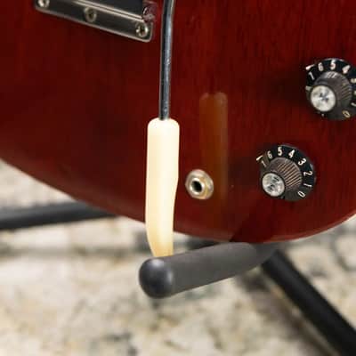 Gibson Vintage 1969 SG Junior Electric Guitar - Cherry Red with Chipboard Case - Used image 16
