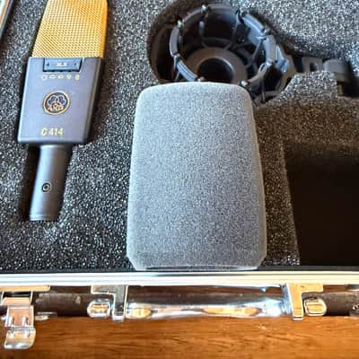AKG C414 XLII Large Diaphragm Multipattern Condenser Microphone dark slate grey. A+++ image 7