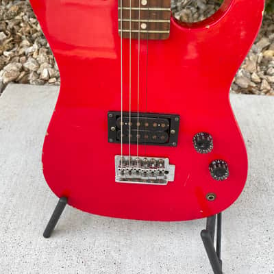 Vintage Memphis A2RT Guitar 80s - Red image 7