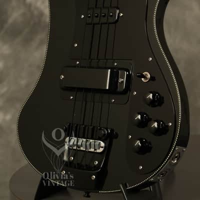 1986 Rickenbacker SHADOW BASS Jetglo 4003 BT with CHECKERBOARD BINDING!!! image 5