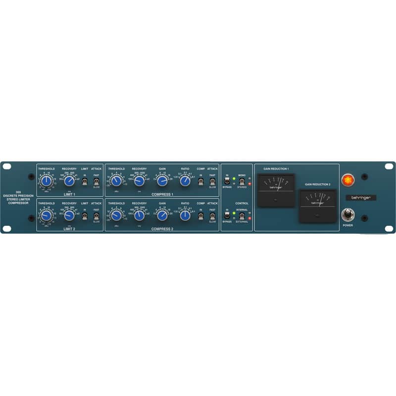 Behringer 369 Classic 2-Channel Precision Stereo Compressor and Limiter image 1