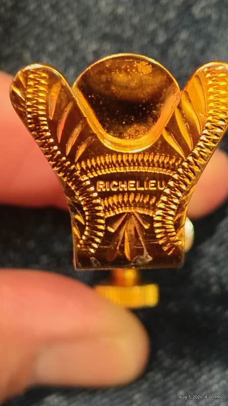 Richelieu Vintage 24k gold plated RICHELIEU master mute 1970's 1990's - 24k gold plated image 1