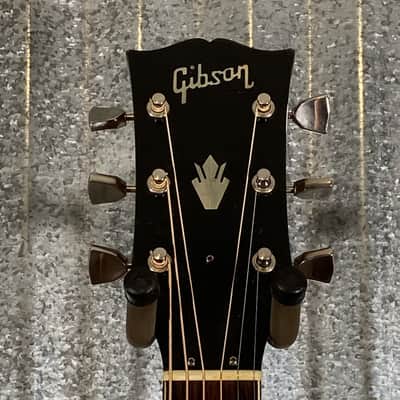 Gibson 1970's SJ Deluxe Southern Jumbo Sunburst Acoustic Guitar & Case #A600241 Used image 4
