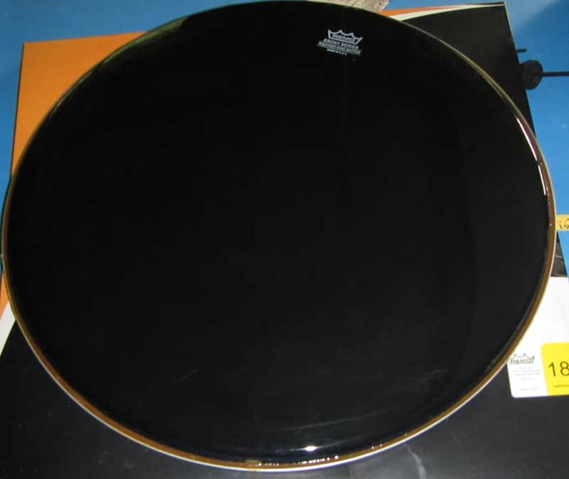 Remo 18 inch Ebony series 2000's - black image 1