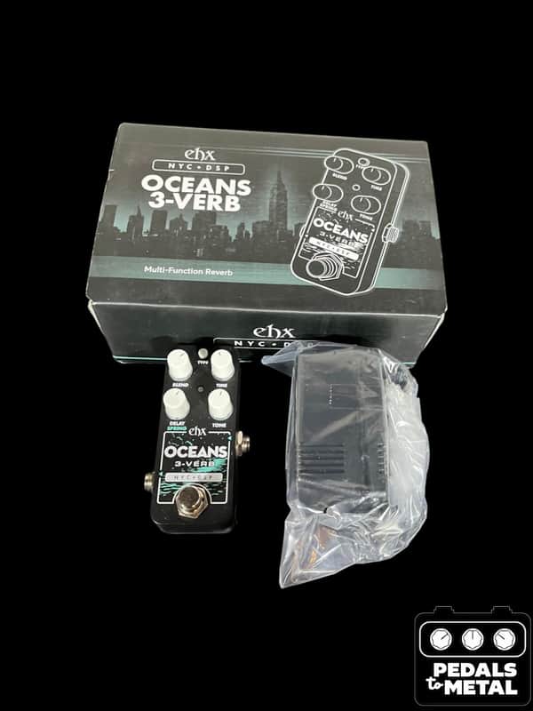 Electro-Harmonix Pico Oceans 3-Verb Reverb 2023 - Present - Black - X17070 image 1