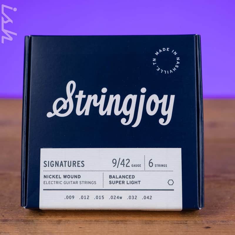 Stringjoy Signatures Balanced Super Light Gauge (9-42) Nickel Wound Electric Guitar Strings image 1