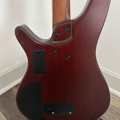 Ibanez SRH500F-NNF Bass Workshop Fretless Soundgear 2017 - Present - Natural Browned Burst Flat image 7