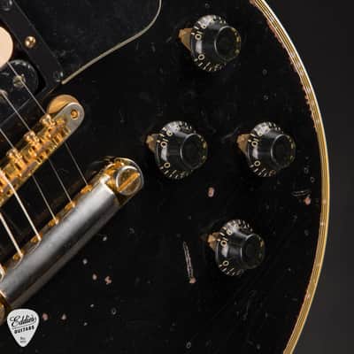 Gibson Custom Shop Limited Edition 1954 Les Paul Custom Reissue Heavy Aged Ebony #46321 image 15