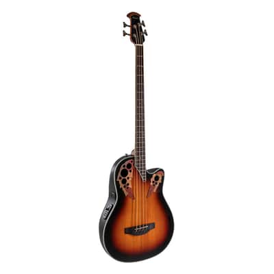 Ovation Celebrity Elite CEB44-1N A/E Bass Guitar - New England Burst image 2