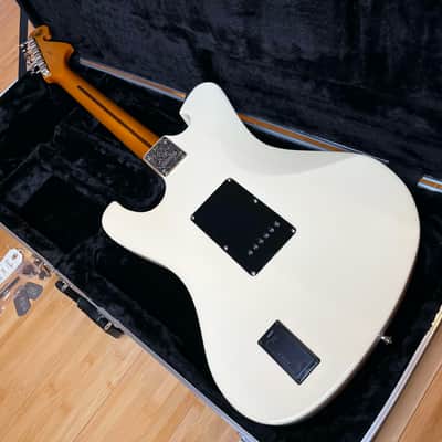 Farida JT-60 2DCC #18/25 MINT Offset Guitar Sam Halliday Two Door Cinema Club Jaguar Jazzmaster Mosrite style w/ case image 12