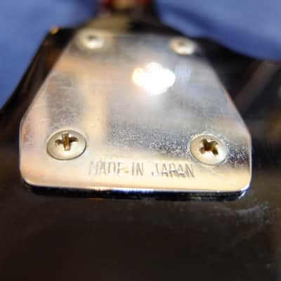 c. 1963 Demian Bizarre MIJ Japanese Guitar. Very early Fujigen. Works, but sold AS-IS image 8