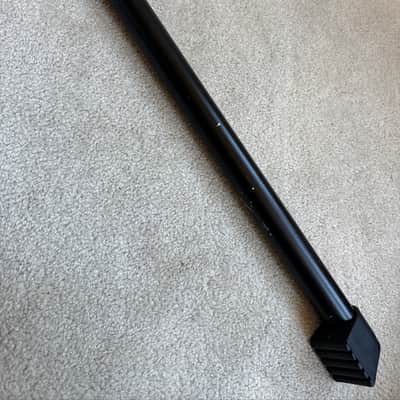 Rack One Straight Drum Rack Foot Assembly Tube with two rubber feet - 24” (25.5” tip to tip) x 1.5" 90s - Aluminum image 2