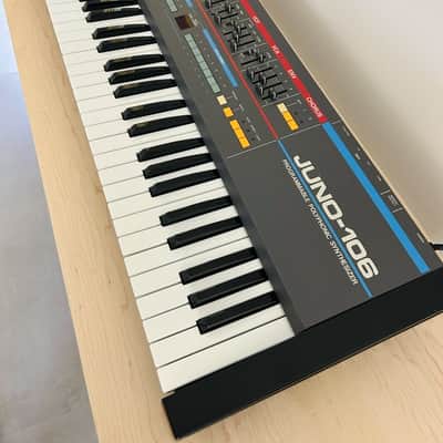 Roland Juno-106 61-Key Programmable Polyphonic Synthesizer 1984 - 1985 - Black image 4