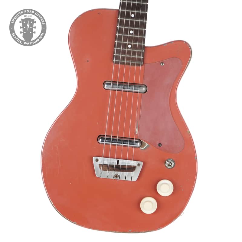 1956 Danelectro U2 Peanut Coral