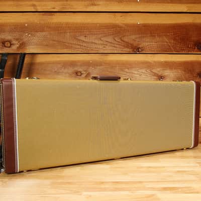 FENDER TWEED Hard Shell Guitar CASE Stratocaster & Telecaster Strat Tele Nice! image 1
