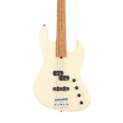 Sadowsky MetroExpress 21 Fret Verdine White Signature 4 String Olympic White High Polish Morado Board image 10
