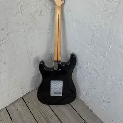 Fender  HSS Fat Strat limited edition black matching head stock Standard Stratocaster with Maple Fretboard image 6
