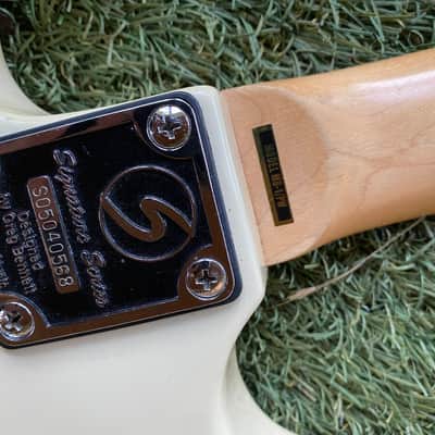 Samick Greg Bennet Signature Series Strat MB-1/PW - Cream Off-White image 9