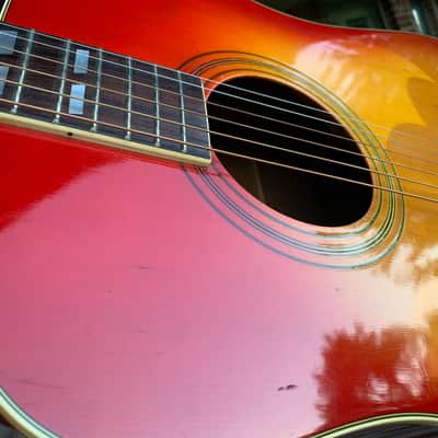 New Update - Rare Kiso Suzuki W-65HA "Dove" 1975 Cherry Sunburst image 12