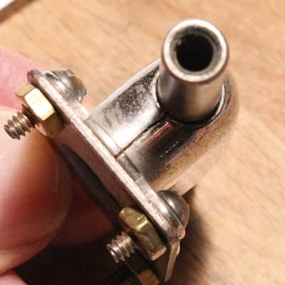 (8) Leedy Knobby Lugs, 4-Point Mounting Including Screws, Nuts, Internal Backing Plates -1920s to 30s / INSPECTED & TESTED image 9