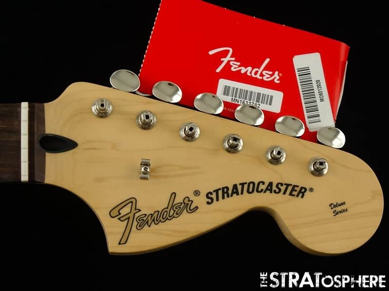 Fender Ltd. Tom Delonge Stratocaster Strat NECK & TUNERS, C Shaped RW Rosewood image 1