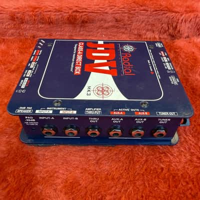 Radial JDV Mk III Class A DI Active Direct Box w/Factory PSU image 6