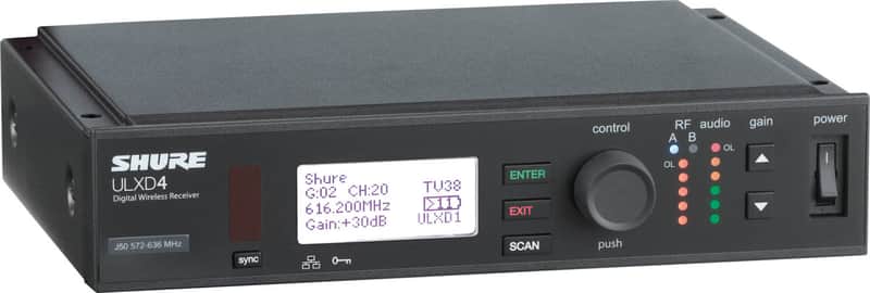 Shure ULXD4 Digital Wireless Microphone Receiver, V50 Band Bild 1
