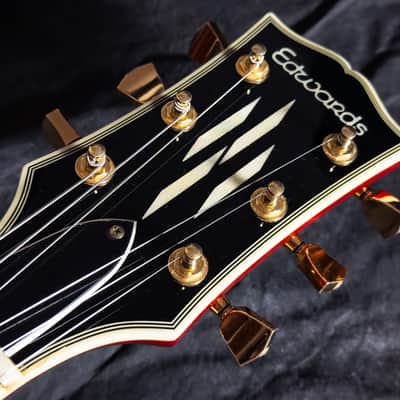 ESP Edwards E-LP-120CD/QM Les Paul Custom 2012 - Cherry Sunburst - VERY GOOD condition image 12