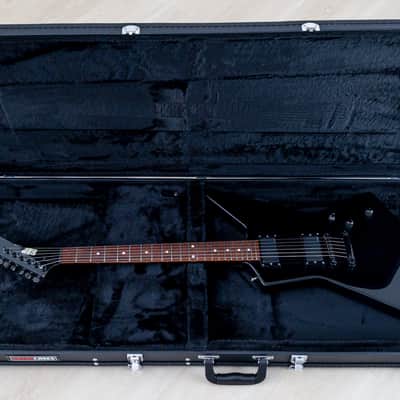 1998 ESP Custom EXP Explorer Black w/ EMG 81 w/ Case image 18
