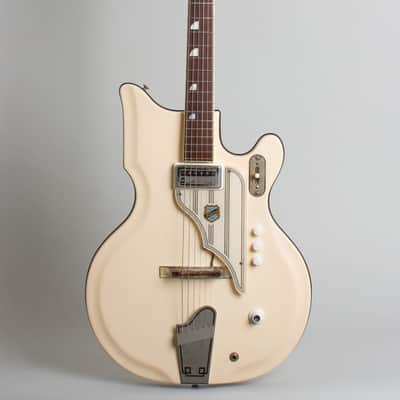 National Val-Pro 84 Solid Body Electric Guitar (1962), ser. #T-73971, black tolex hard shell case. image 1