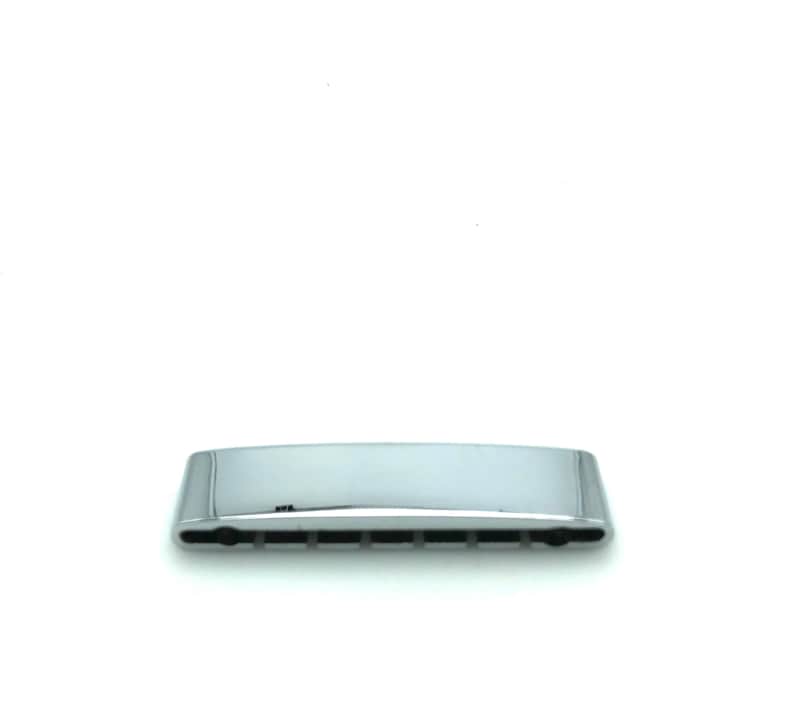 Trapeze Tailpiece String Holder Plate - Chrome image 1