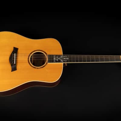 2000 Taylor XXV-DR 25th Anniversary - Natural | USA Limited Edition #350 / 500 Dreadnought Acoustic Guitar Quilted Sapele 18k Gold Inlays | CoA OHSC image 3