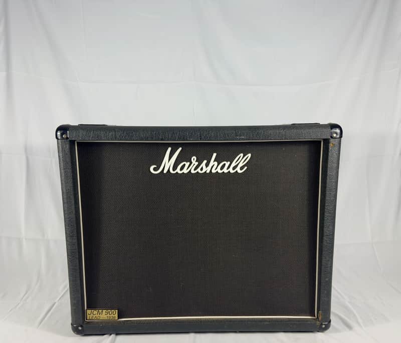 Marshall JCM 900 Lead 1936 Electric Guitar Cabinet 2x12 1996 - Black image 1
