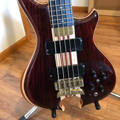 Alembic Mark King Signature Deluxe 5 String Bass w LED's Cocobolo Balance K Omega 2005 image 15