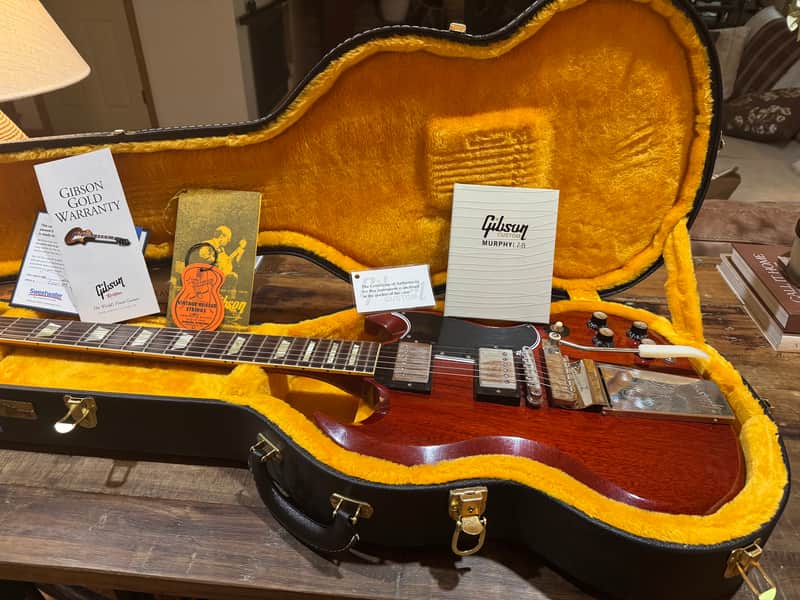Gibson Custom Shop Murphy Lab '64 SG Standard Reissue Ultra Light Aged image 1